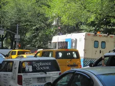 Bridget Jones’s Baby ad on top of a New York City taxi 